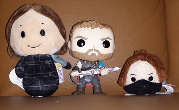 Bucky and Thor at the movies