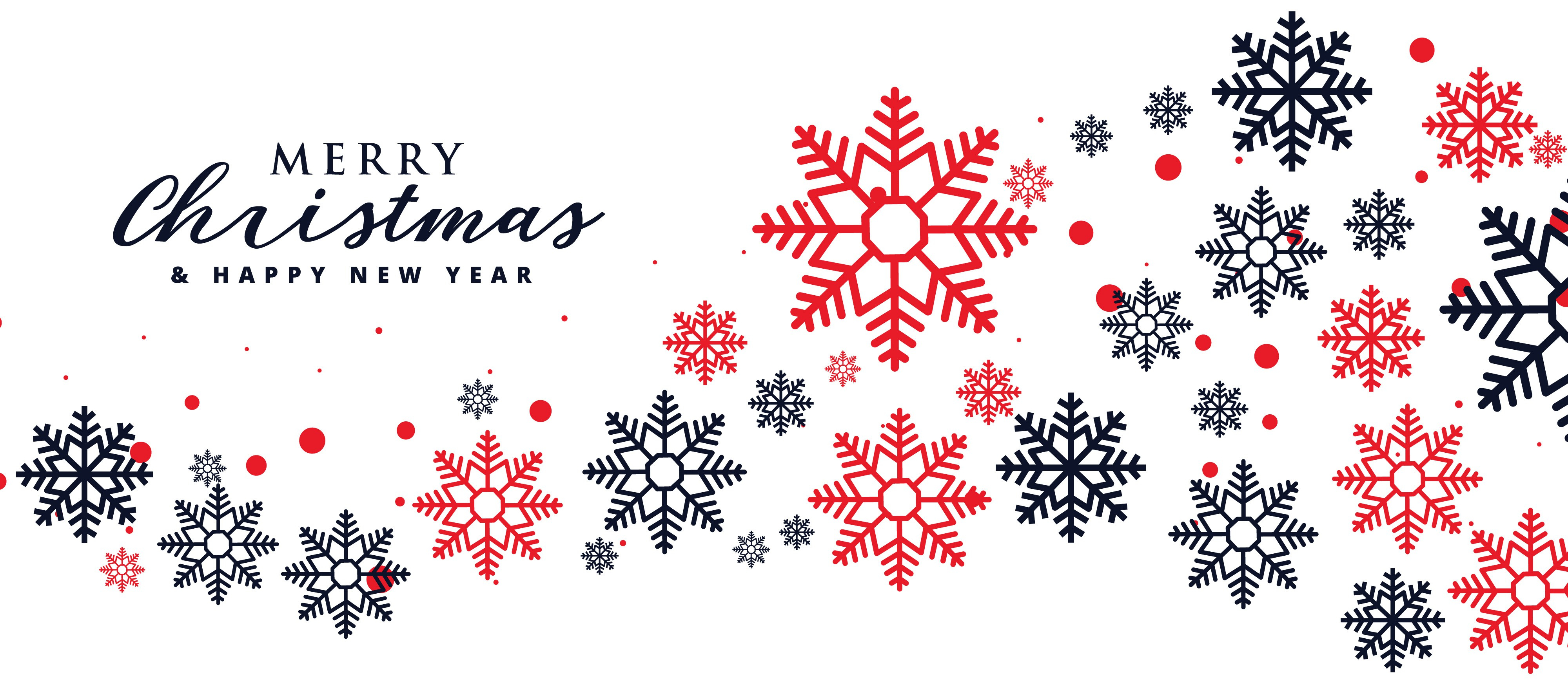 stylish snowflakes background for christmas holiday season