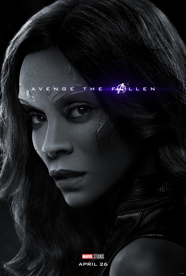 Avengers Endgame Gamora poster