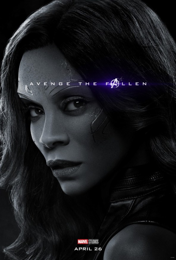 Avengers Endgame Gamora poster
