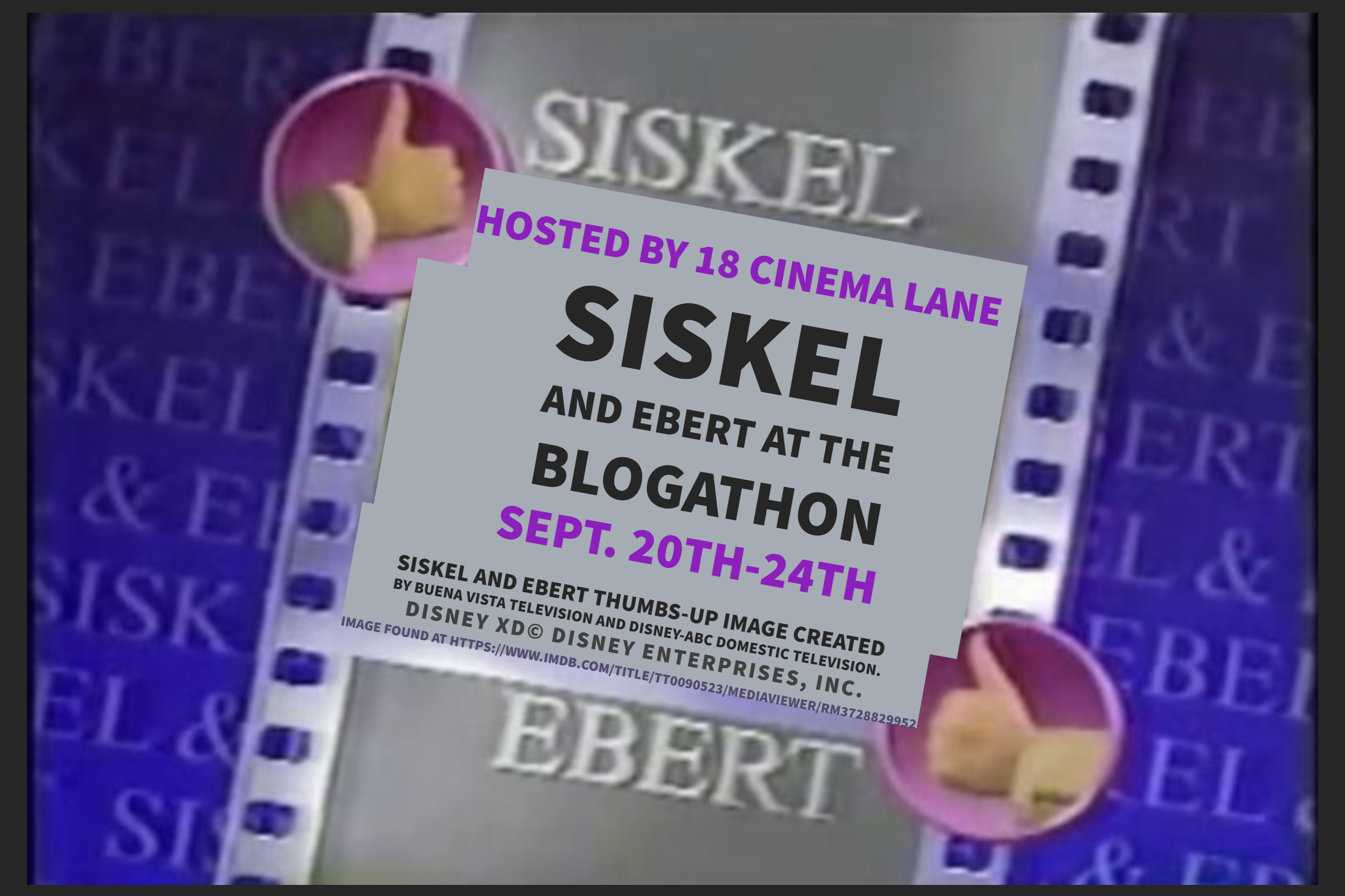 Siskel and Ebert Film Reel banner