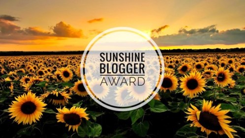 Sunshine Blogger Award banner